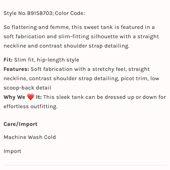 Free People | Two Tone Tank - NEW - Picture 7 of 11